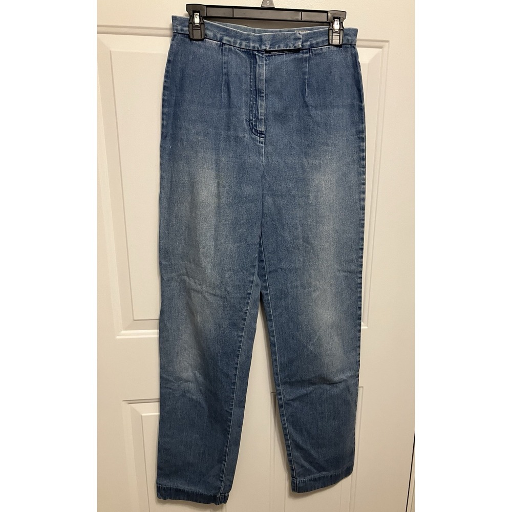 Talbots Straight Leg Jeans Light Denim High Rise Size 6‎ Tall Long Women’s